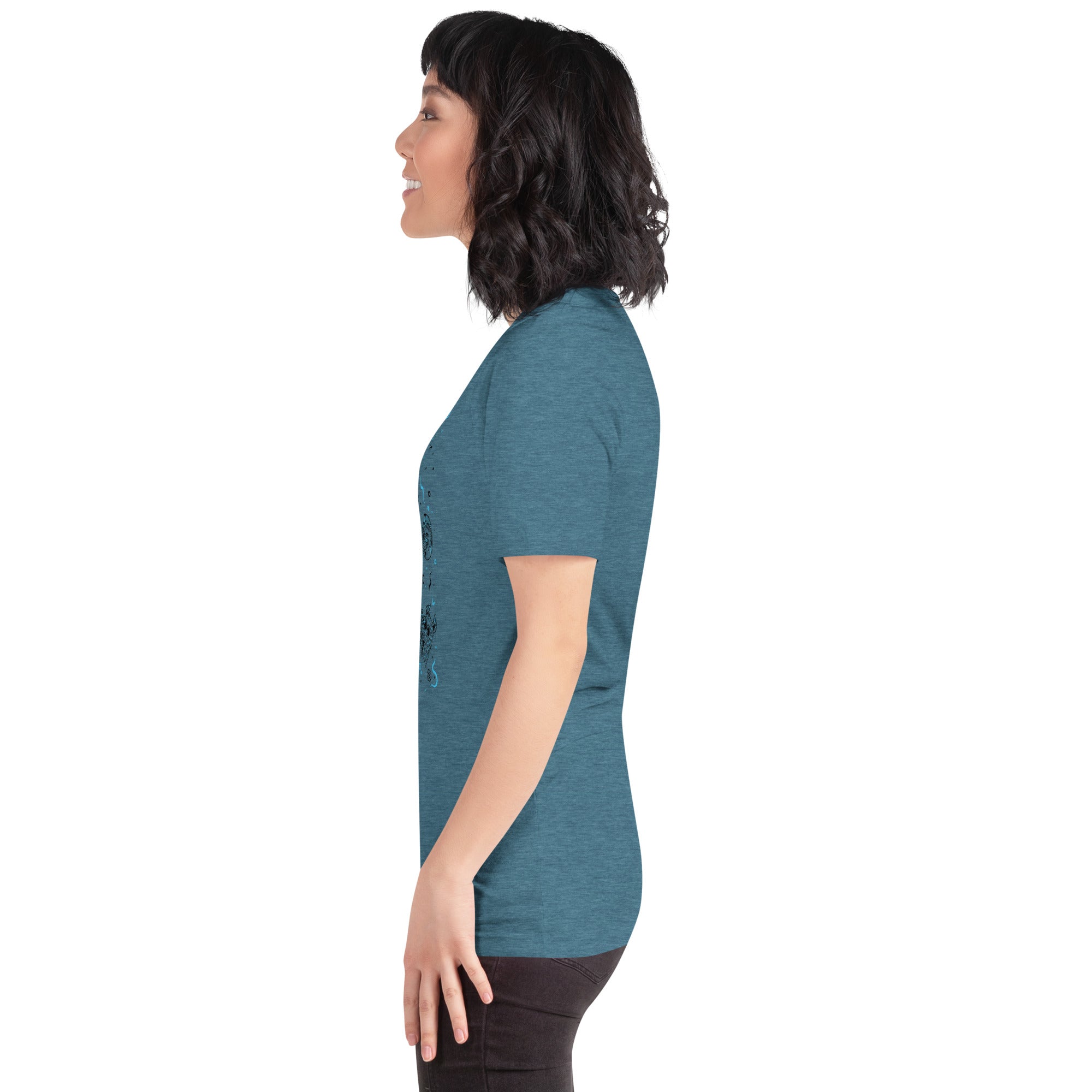 The Monster Shirt Series - Ep 1 - Third Wave Water #Color_Heather Deep Teal
