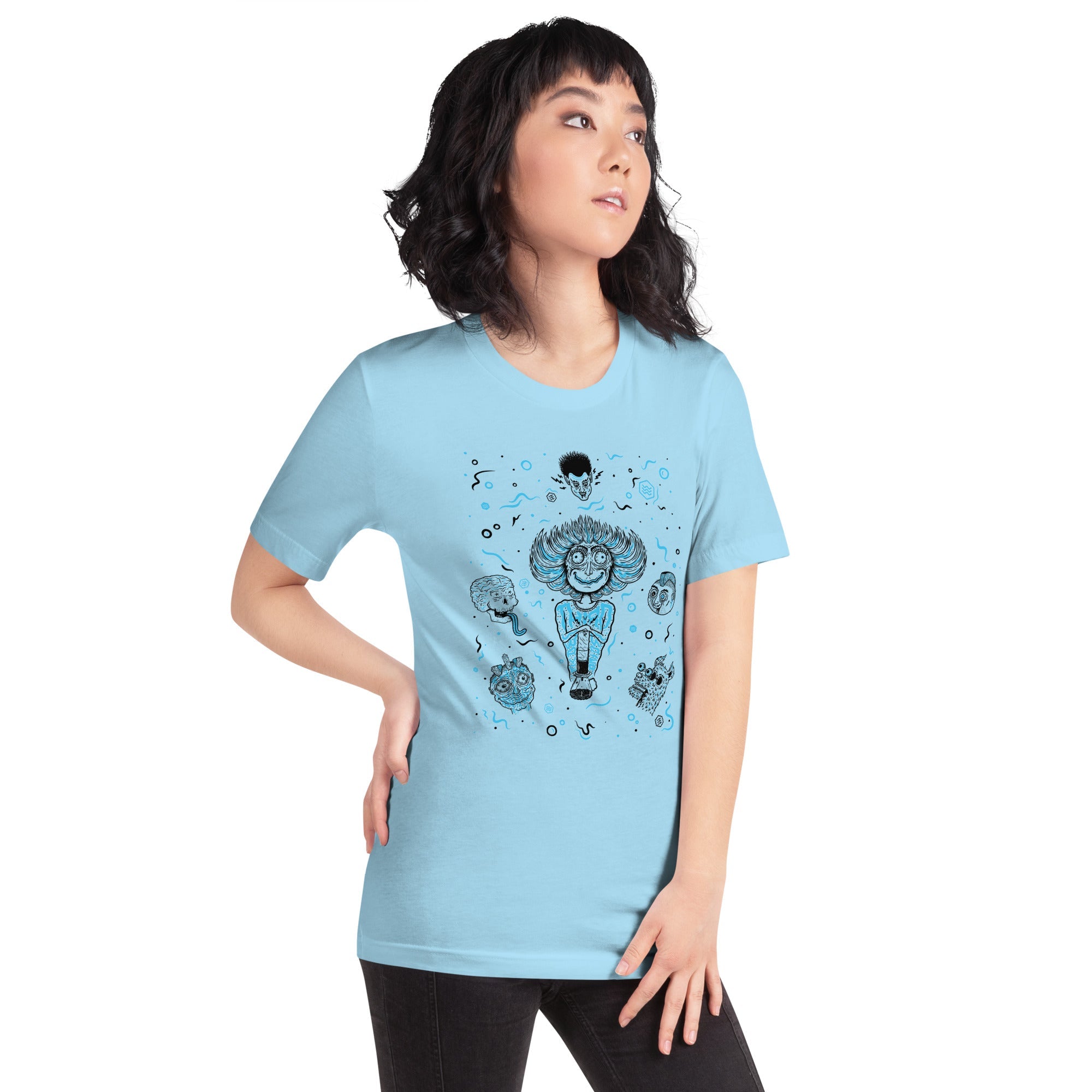 The Monster Shirt Series - Ep 1 - Third Wave Water #Color_Ocean Blue