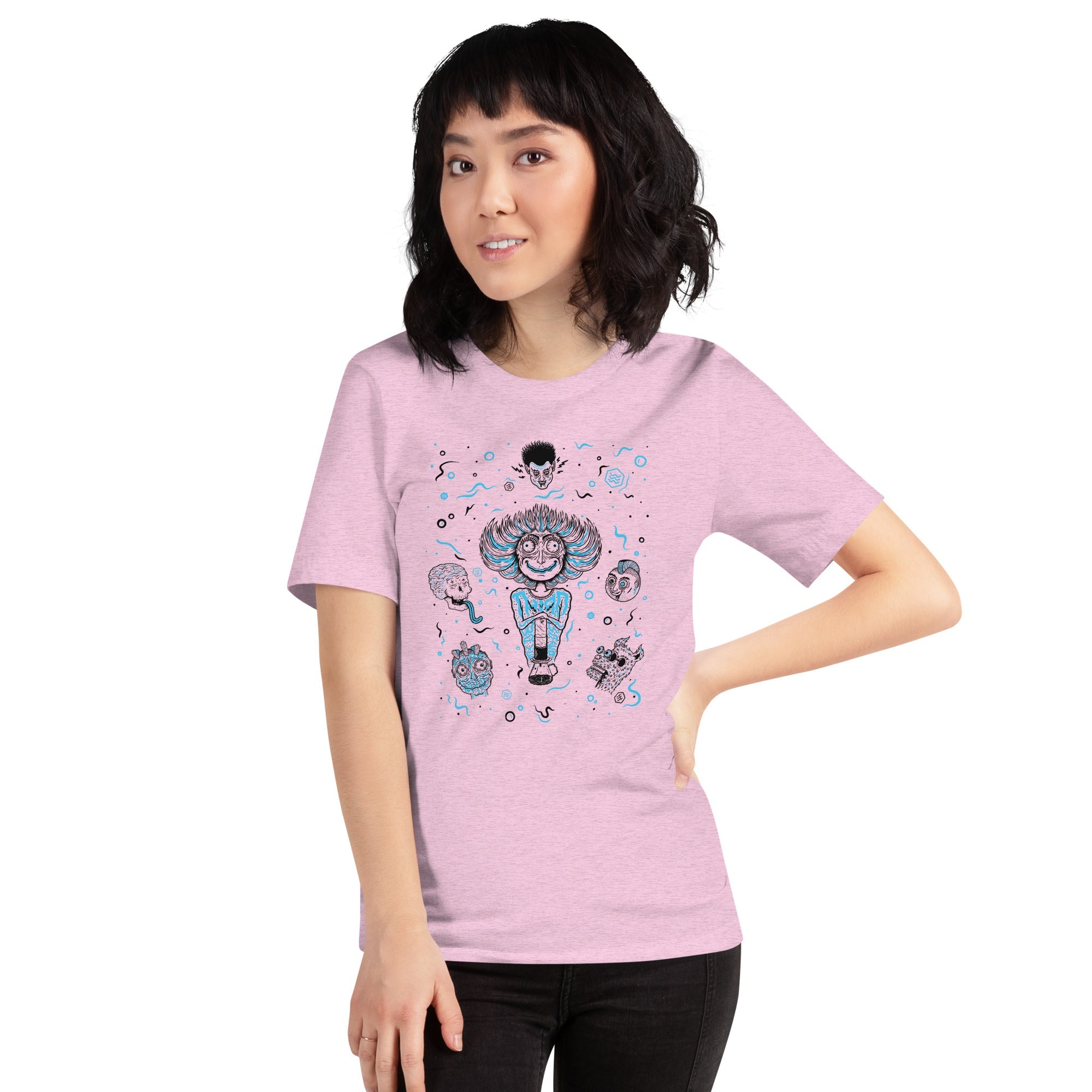 The Monster Shirt Series - Ep 1 - Third Wave Water #Color_Heather Prism Lilac