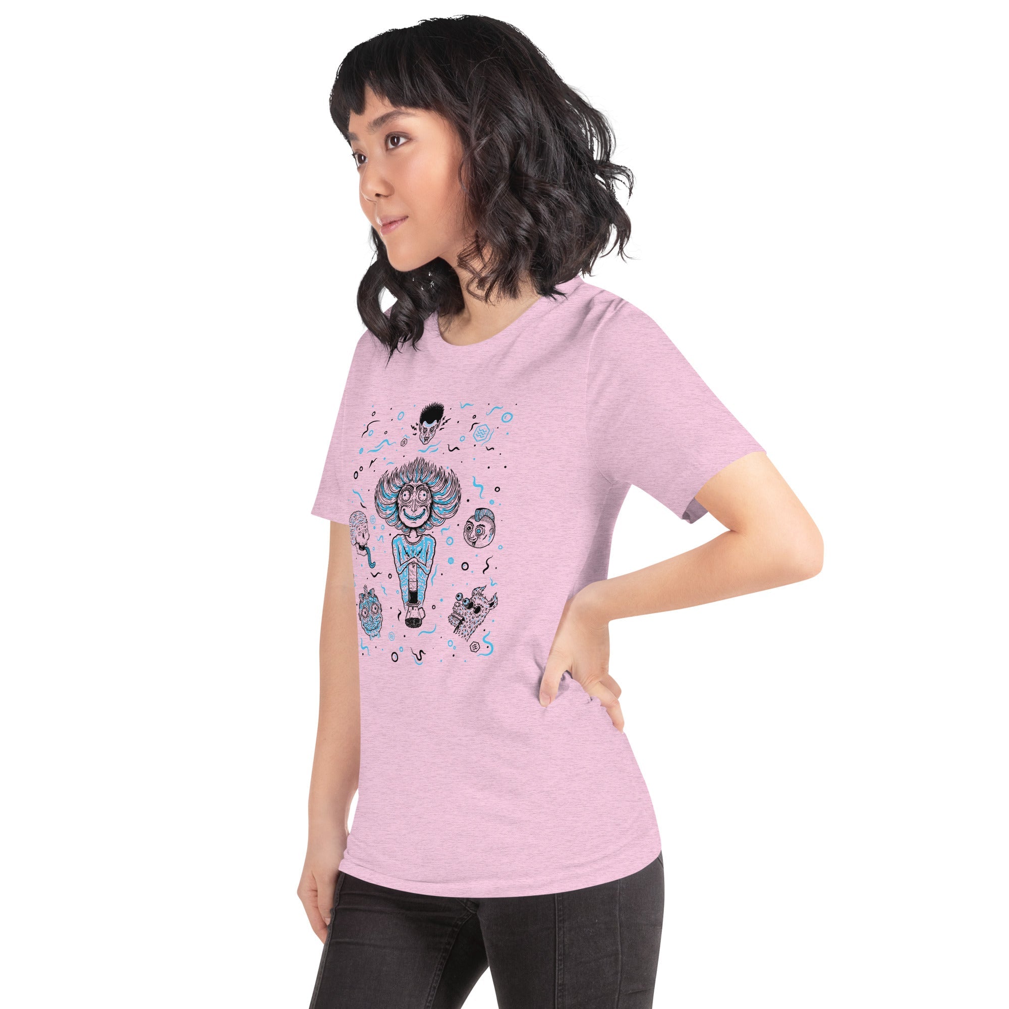 The Monster Shirt Series - Ep 1 - Third Wave Water #Color_Heather Prism Lilac