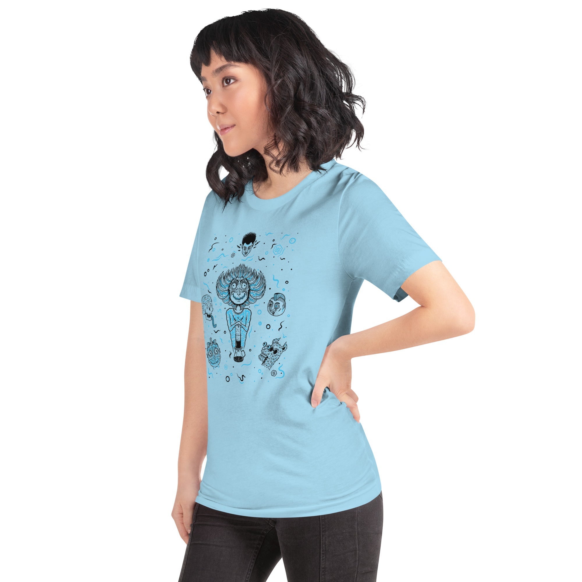 The Monster Shirt Series - Ep 1 - Third Wave Water #Color_Ocean Blue