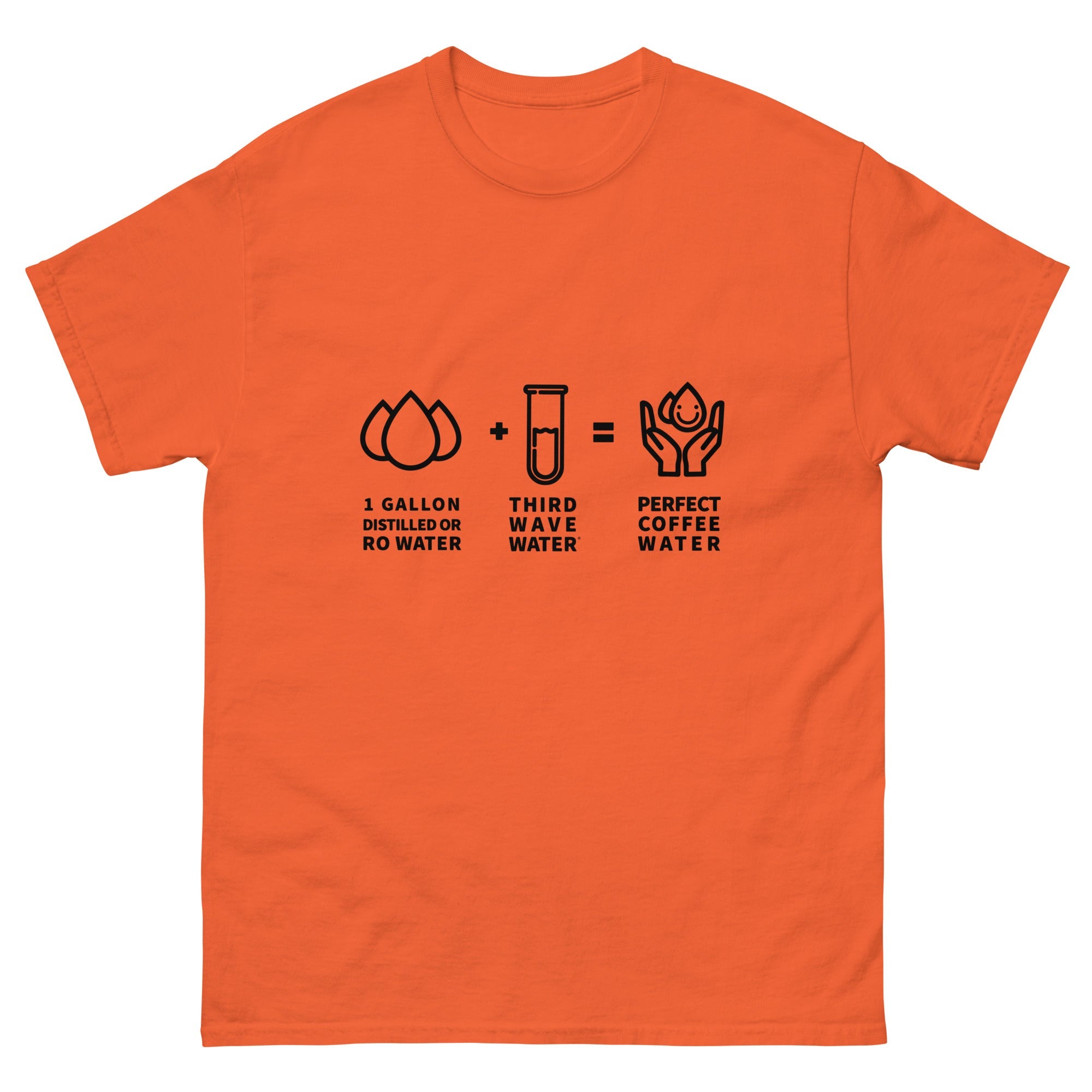 Third Wave Water Nostalgia T-Shirt - Third Wave Water #Color_Orange