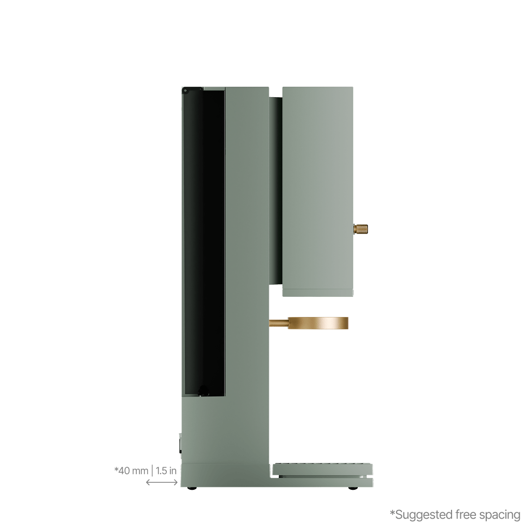 xbloom Studio - Third Wave Water #Color_Sage Green - Gold Knob