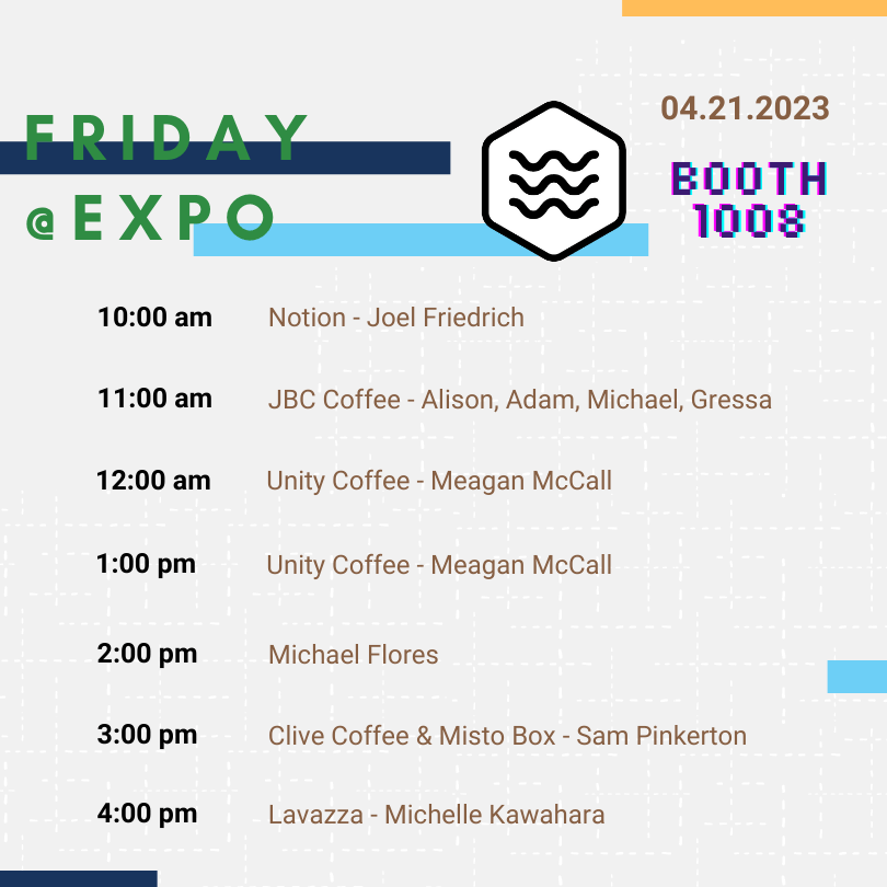 Guest Brewers at SCA Expo Portland 2023 - Third Wave Water