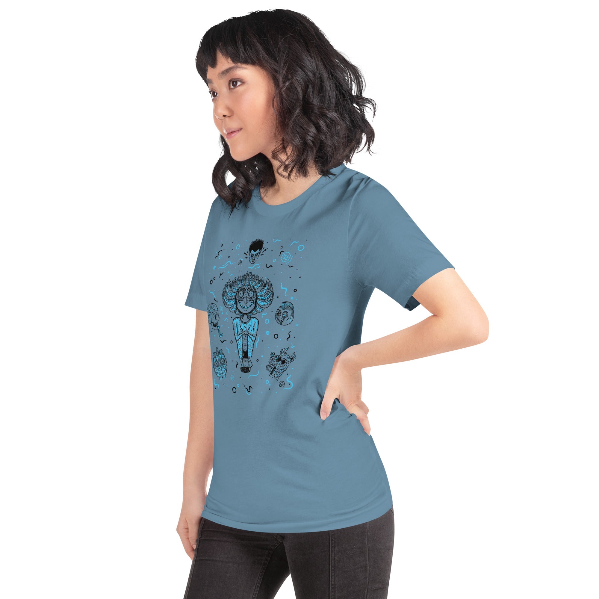 The Monster Shirt Series - Ep 1 - Third Wave Water #Color_Heather Deep Teal