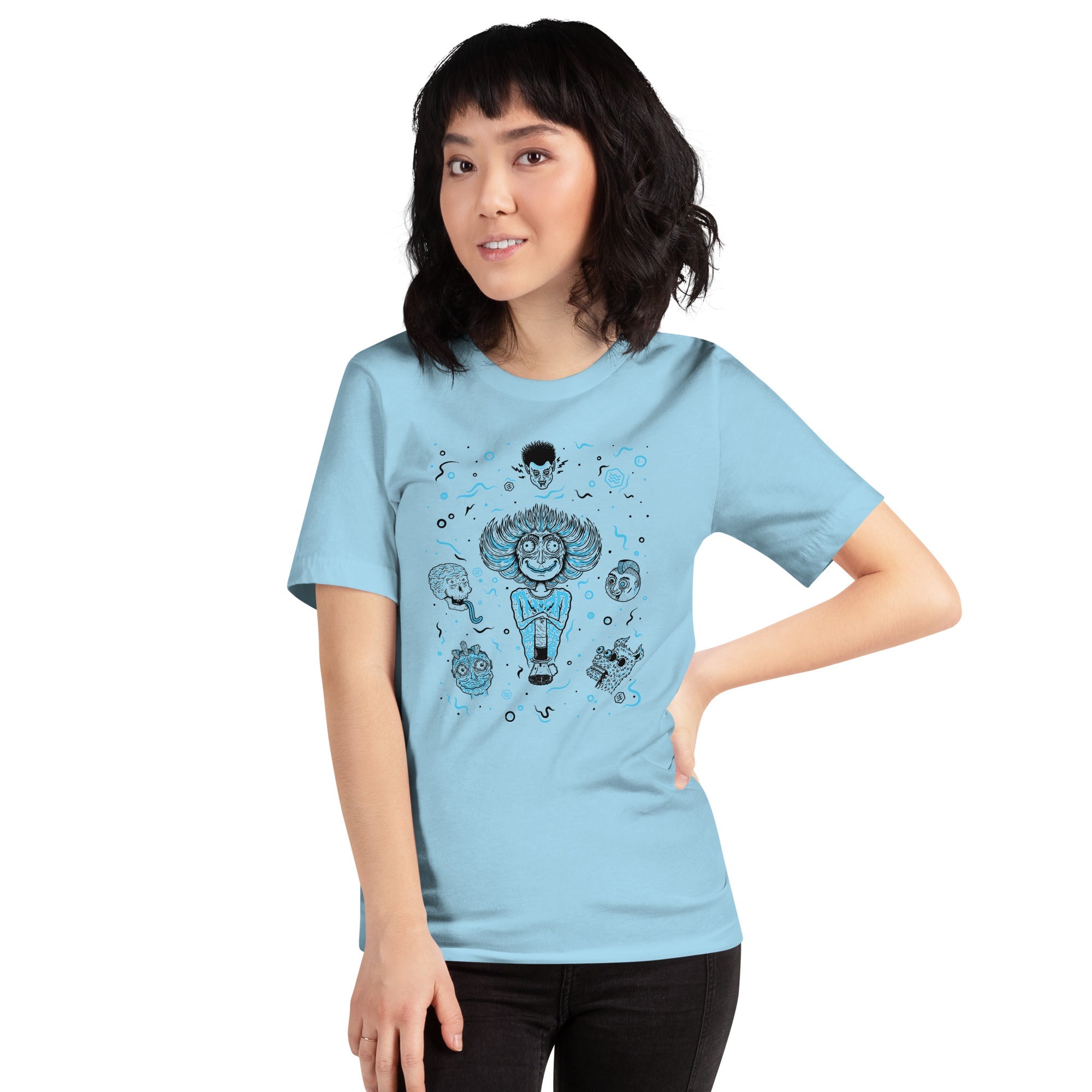 The Monster Shirt Series - Ep 1 - Third Wave Water #Color_Ocean Blue
