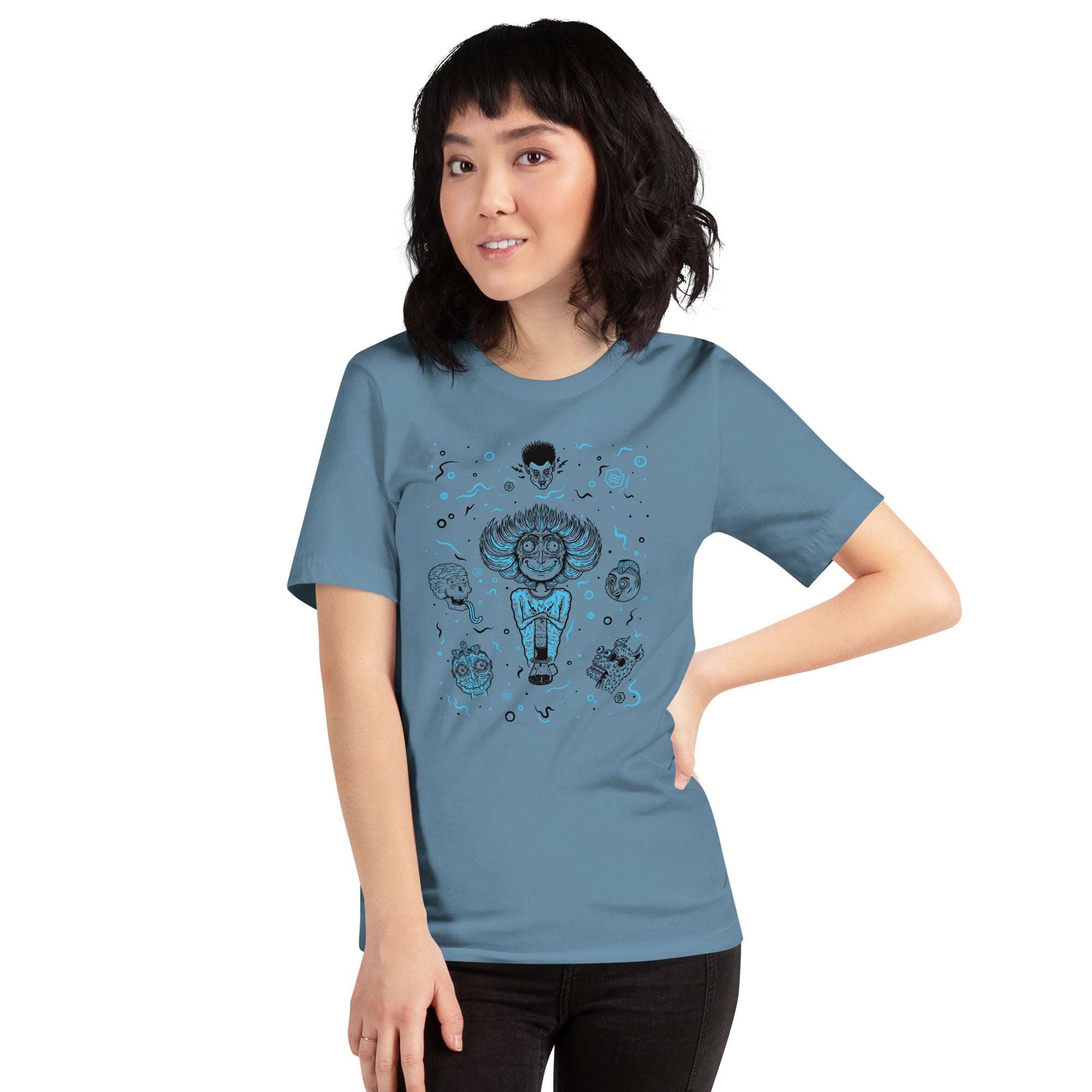 The Monster Shirt Series - Ep 1 - Third Wave Water #Color_Heather Deep Teal