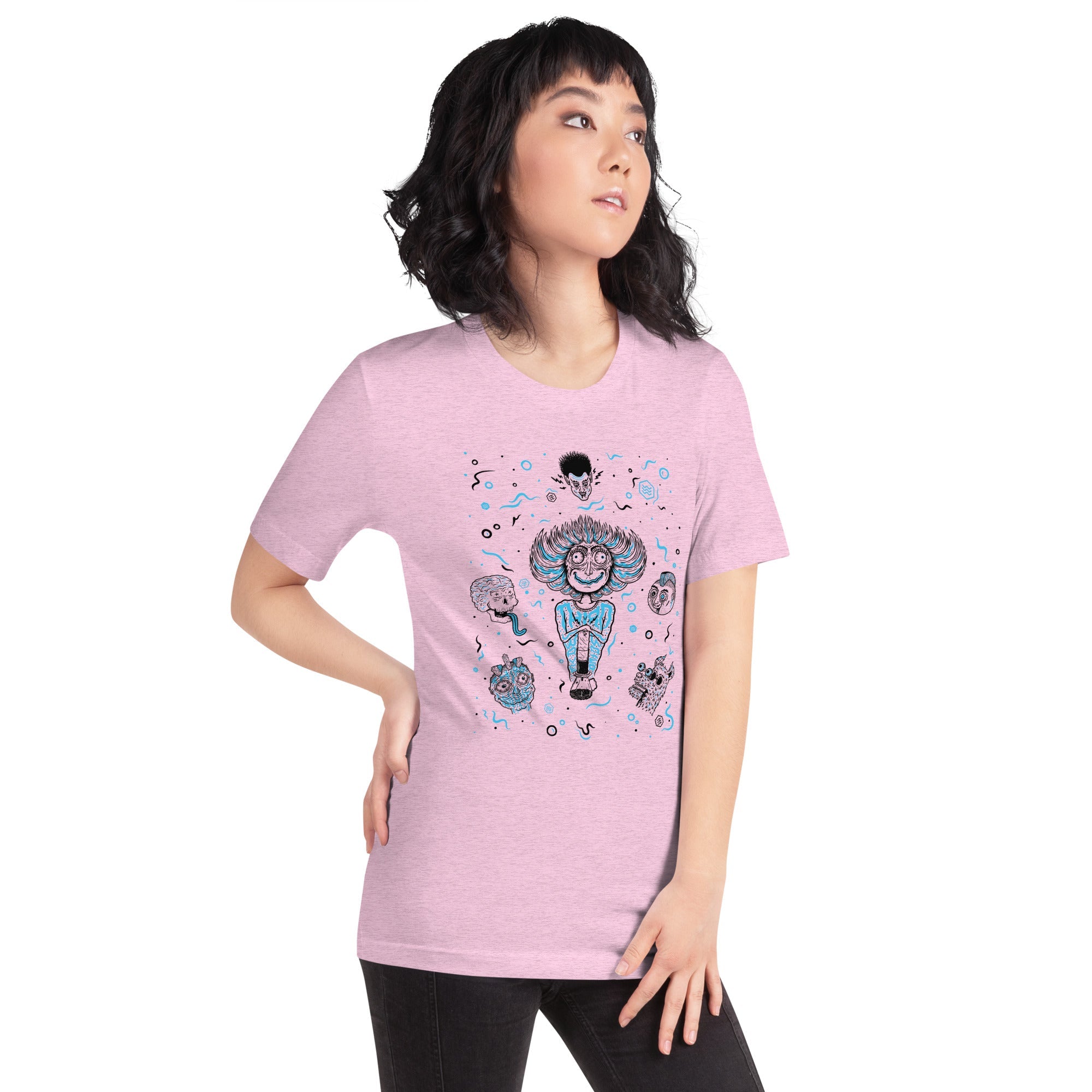 The Monster Shirt Series - Ep 1 - Third Wave Water #Color_Heather Prism Lilac