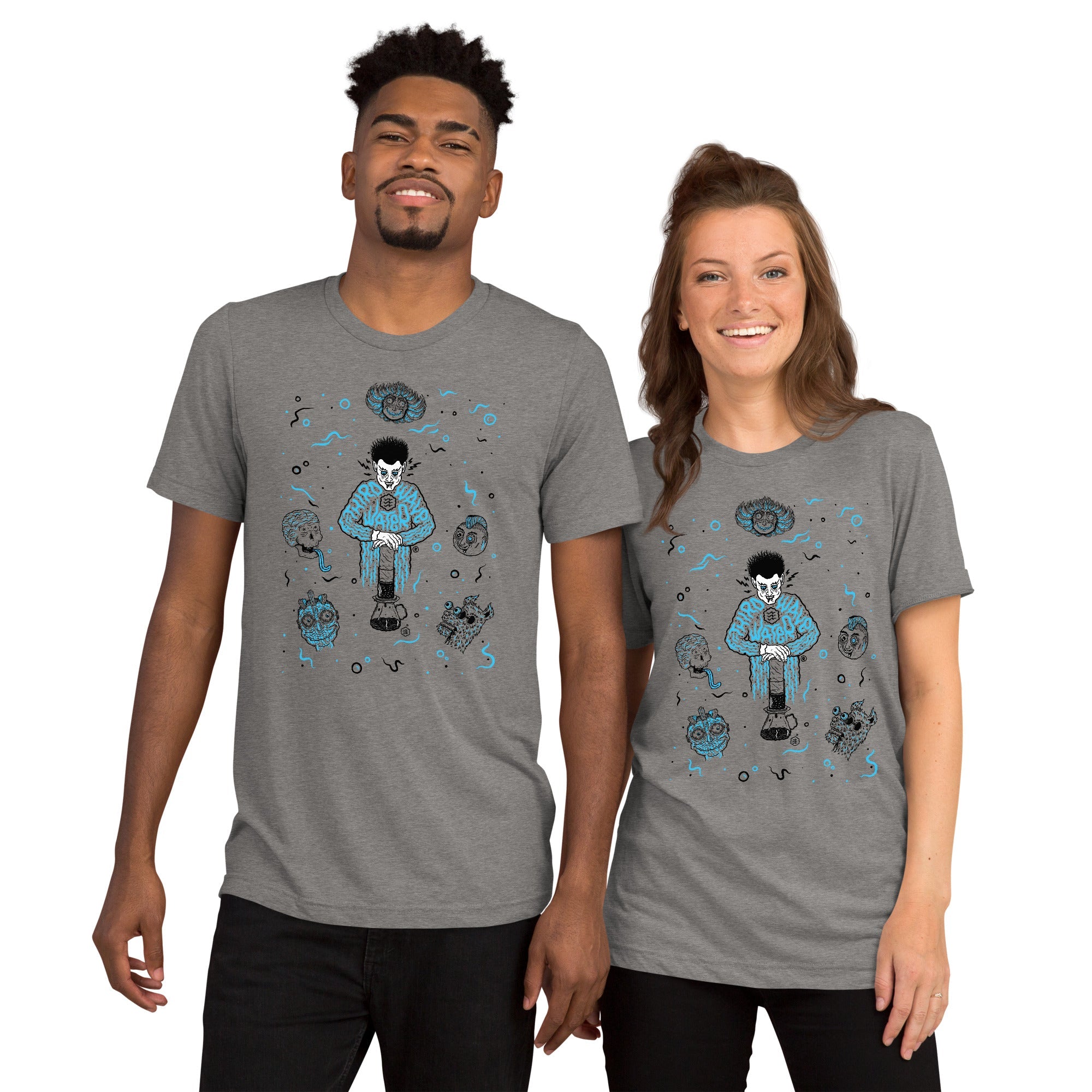 The Monster Shirt Series - Ep 2 - Third Wave Water #Color_Grey Triblend