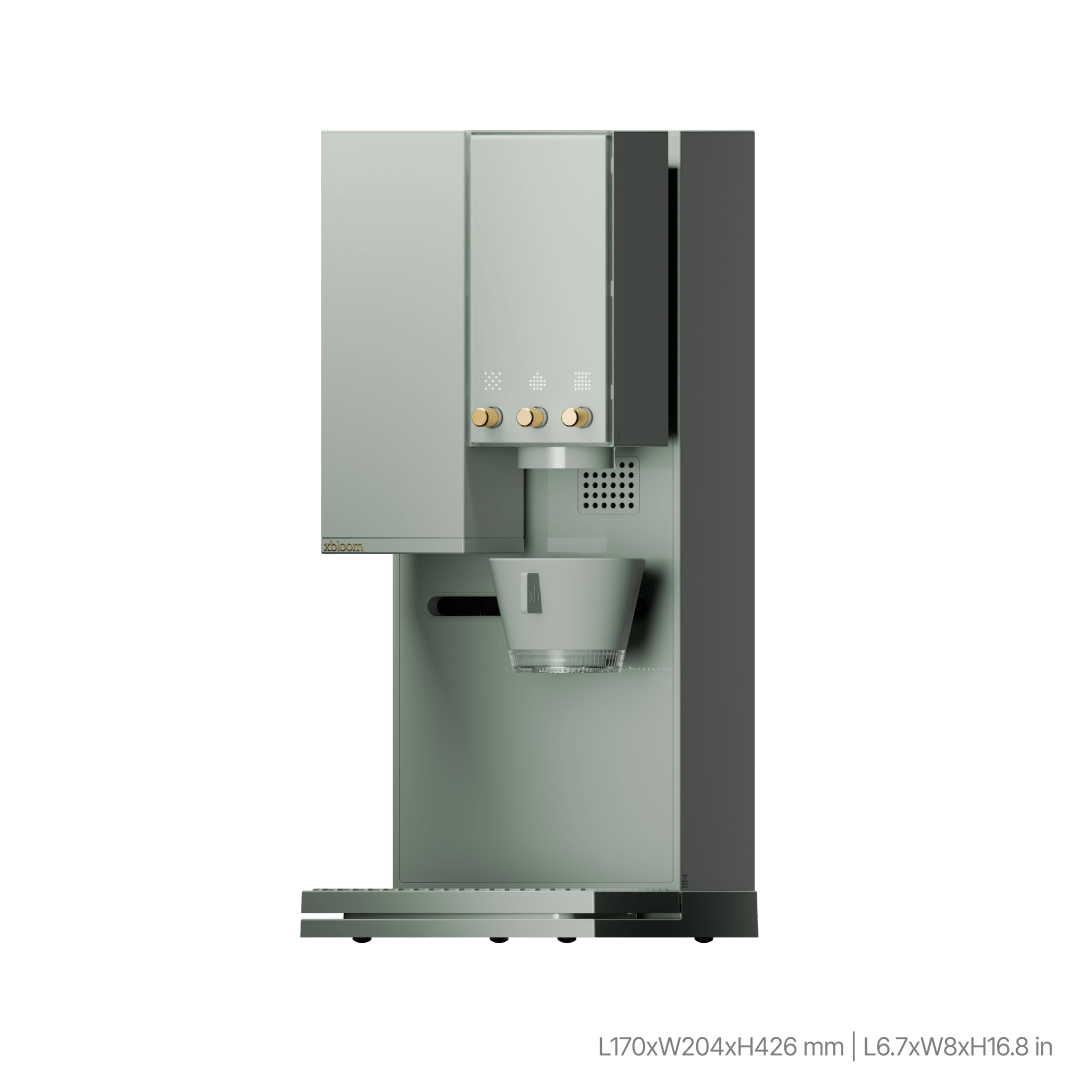 xbloom Studio - Third Wave Water #Color_Sage Green - Gold Knob
