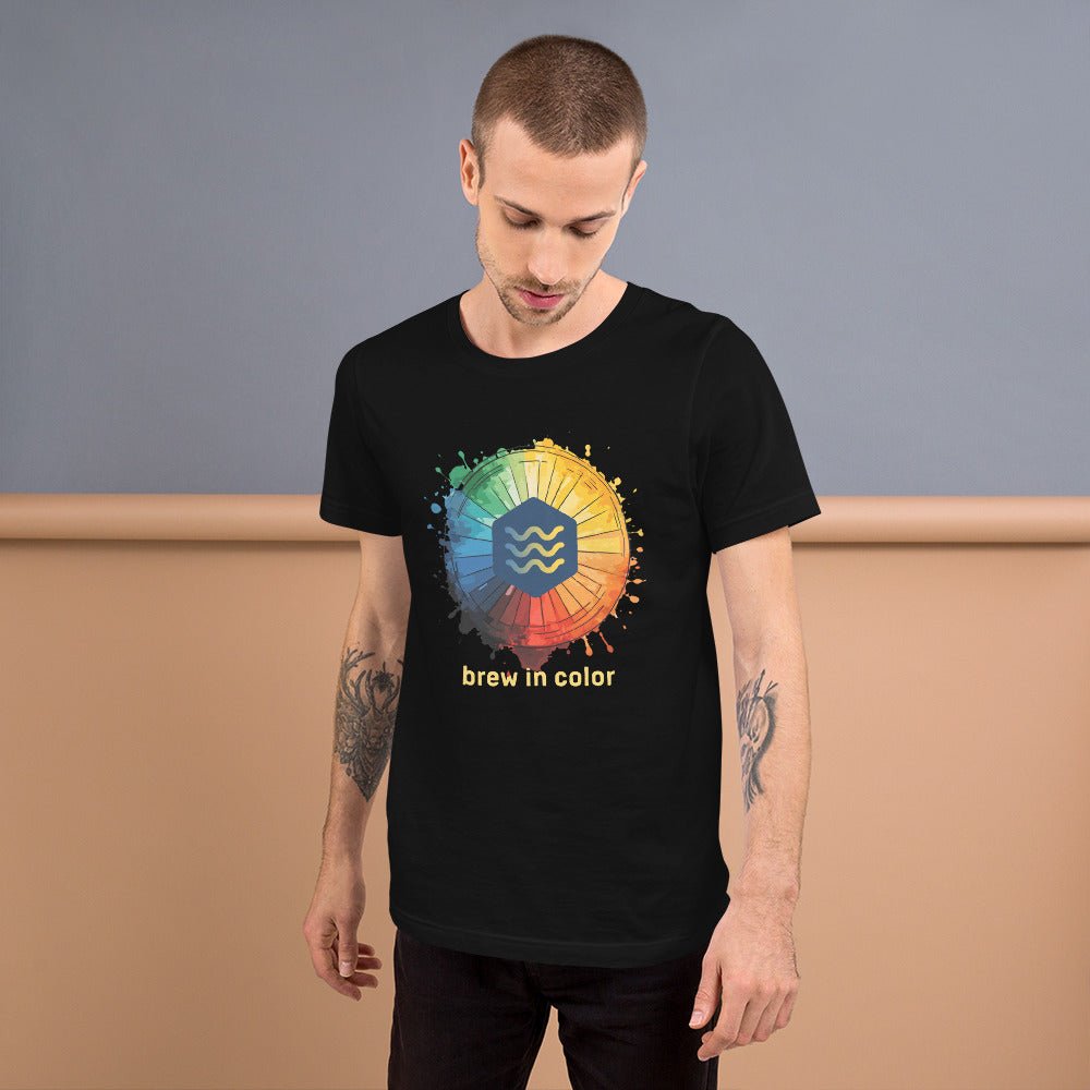 brew in color T-shirt - Third Wave Water #Color_Black