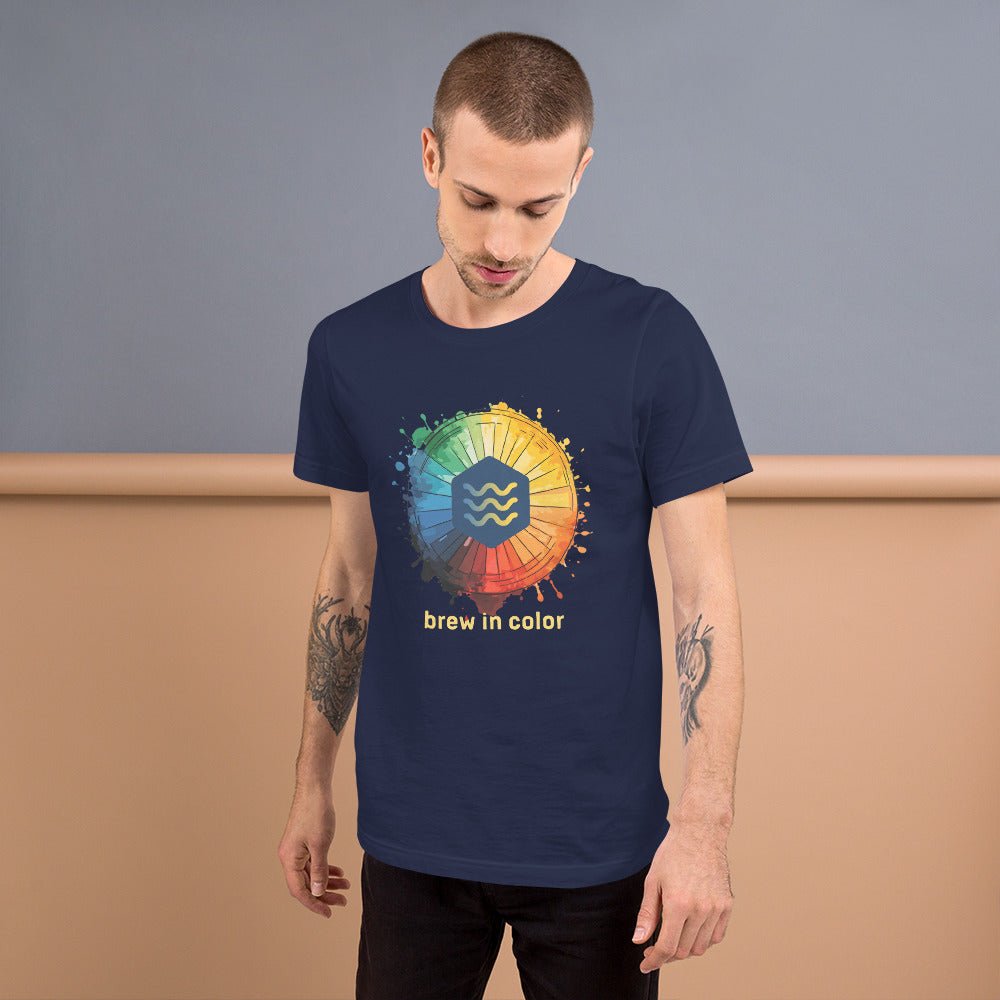 brew in color T-shirt - Third Wave Water #Color_Navy
