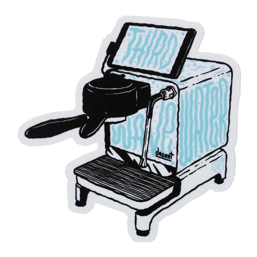 Decent Espresso Machine Sticker - Third Wave Water