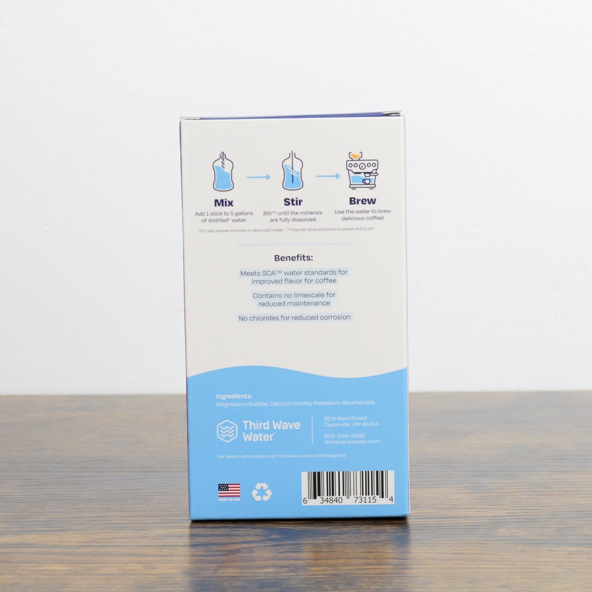 Espresso Machine Profile - Third Wave Water #Container Size_5 Gallon (12ct)