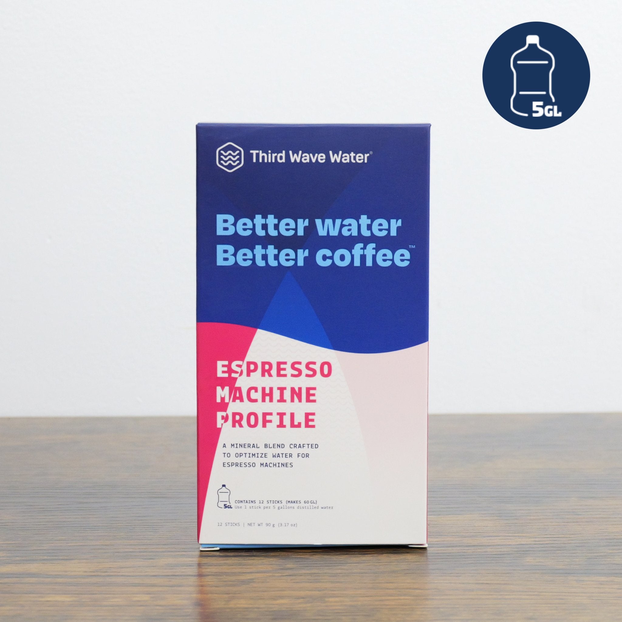 Espresso Machine Profile - Third Wave Water #Container Size_5 Gallon (12ct)