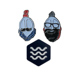 Hipster Water Trifecta Pin Pack - Third Wave Water